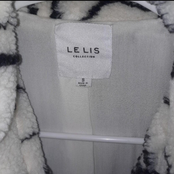 Le Lis Black and White Womens Puffer Jacket Pre Loved Ready To Relove - Picture 2 of 2